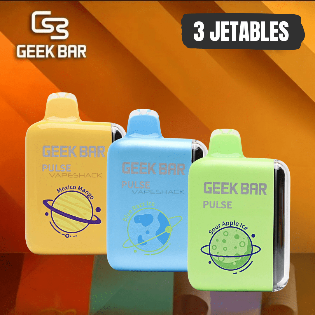 GeekBar Pulse 15000 Puffs (PACK de 3 jetables) - Grossiste Cigarette Électronique Casablanca Maroc