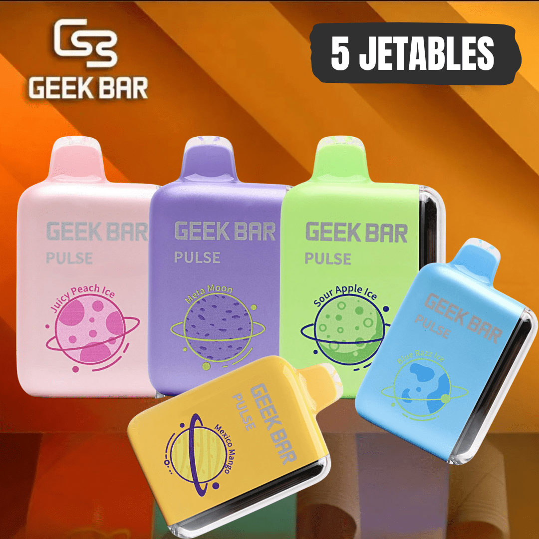 GeekBar Pulse 15000 Puffs (PACK de 5 jetables) - Grossiste Cigarette Électronique Casablanca Maroc