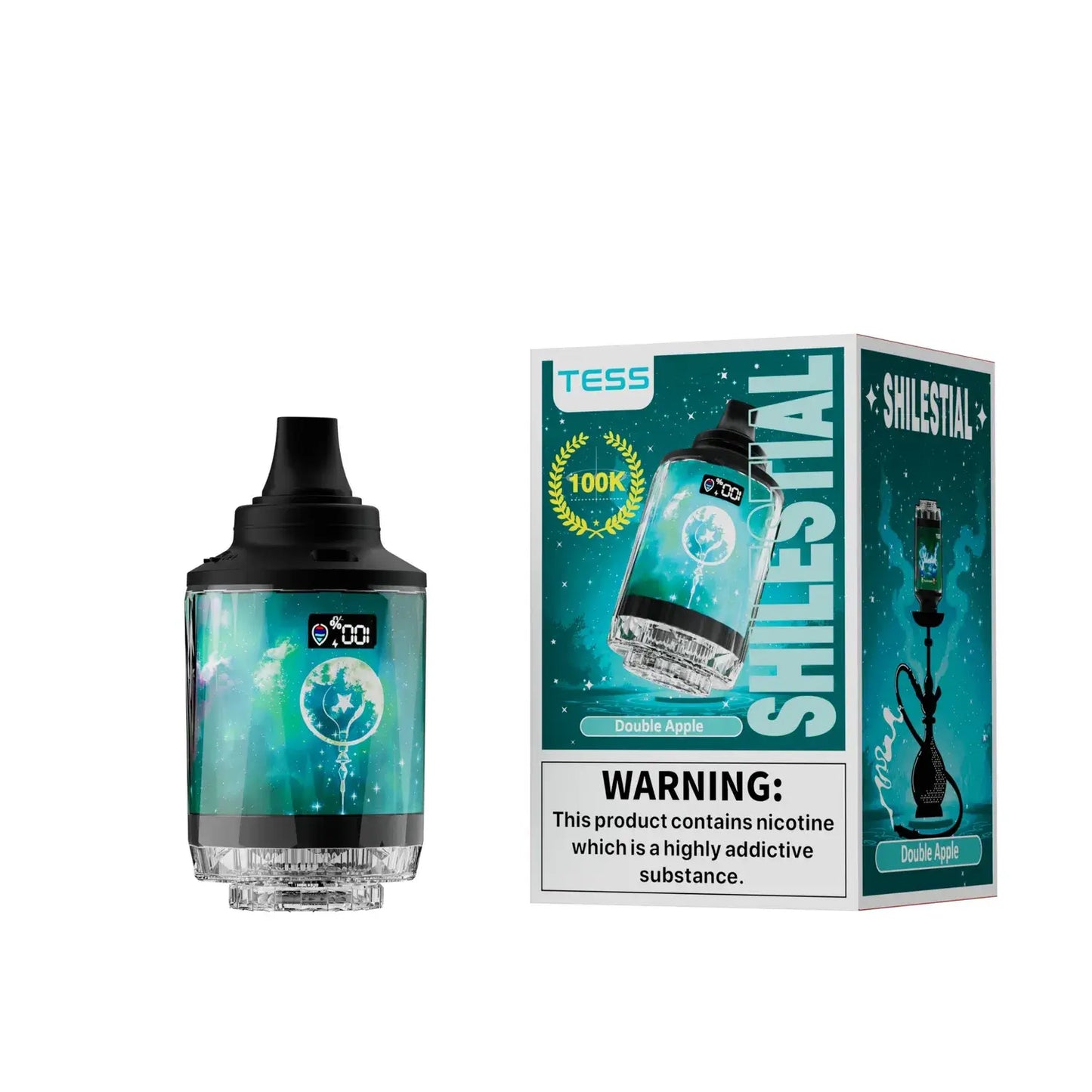 E-Shisha Hookah 100K Puff DTL - Grossiste Cigarette Électronique Casablanca Maroc