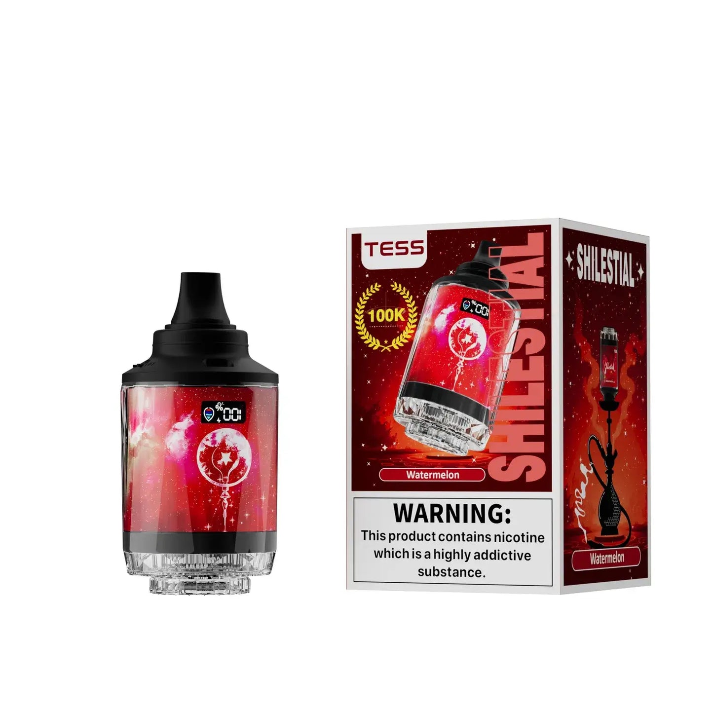 E-Shisha Hookah 100K Puff DTL - Grossiste Cigarette Électronique Casablanca Maroc