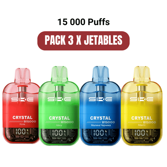SKE Crystal Bar B15000 (PACK de 5 jetables)