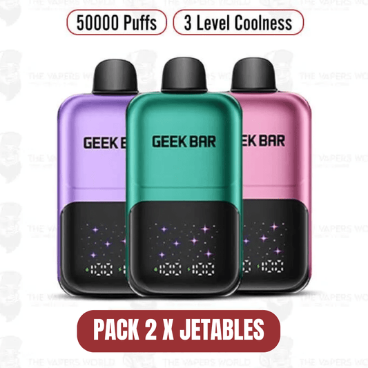 Geek Bar 2GO 50K Puffs (PACK de 2 jetables)