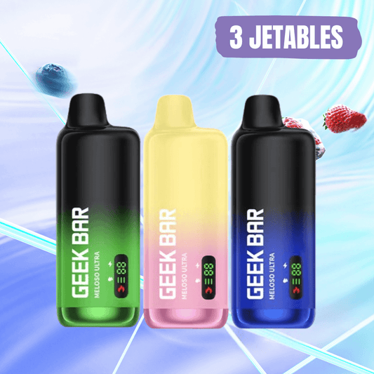Geek Bar Meloso Ultra (PACK de 3 jetables) - Grossiste Cigarette Électronique Casablanca Maroc