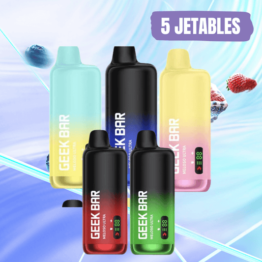 Geek Bar Meloso Ultra (PACK de 5 jetables) - Grossiste Cigarette Électronique Casablanca Maroc
