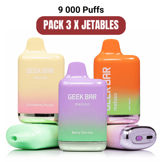 Geekbar Meloso Max 9000 Puffs (PACK de 3 jetables)