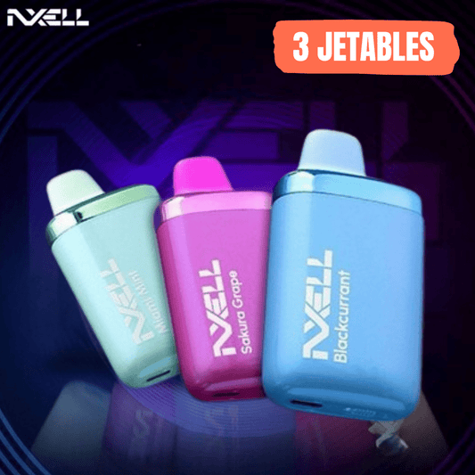 Nxell 10000 Puffs (PACK de 3 jetables) - Grossiste Cigarette Électronique Casablanca Maroc