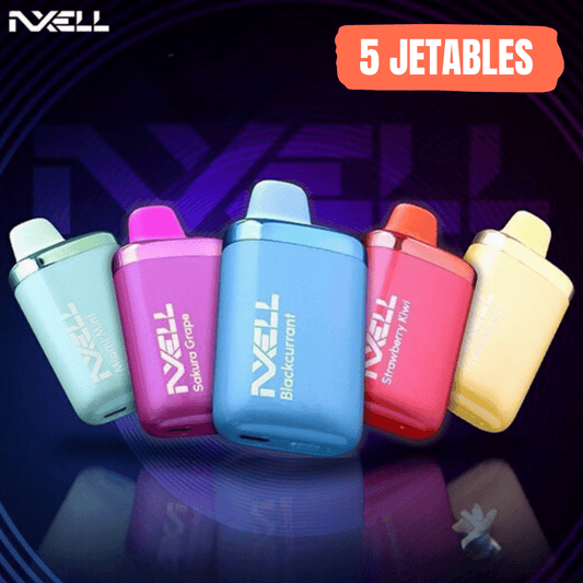 Nxell 10000 Puffs (PACK de 5 jetables) - Grossiste Cigarette Électronique Casablanca Maroc