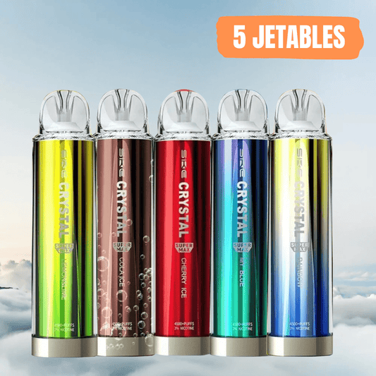 SKE Crystal Bar 4500 (PACK de 5 jetables) - Grossiste Cigarette Électronique Casablanca Maroc