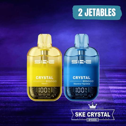 SKE Crystal Bar B15000 (PACK de 2 jetables) - Grossiste Cigarette Électronique Casablanca Maroc